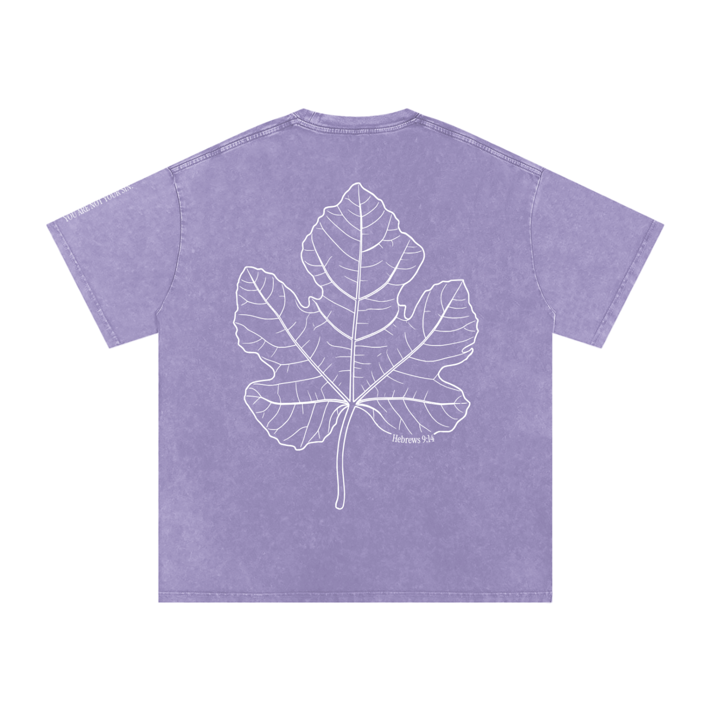 Snow Washed Oversized Cotton T-Shirt: Shame