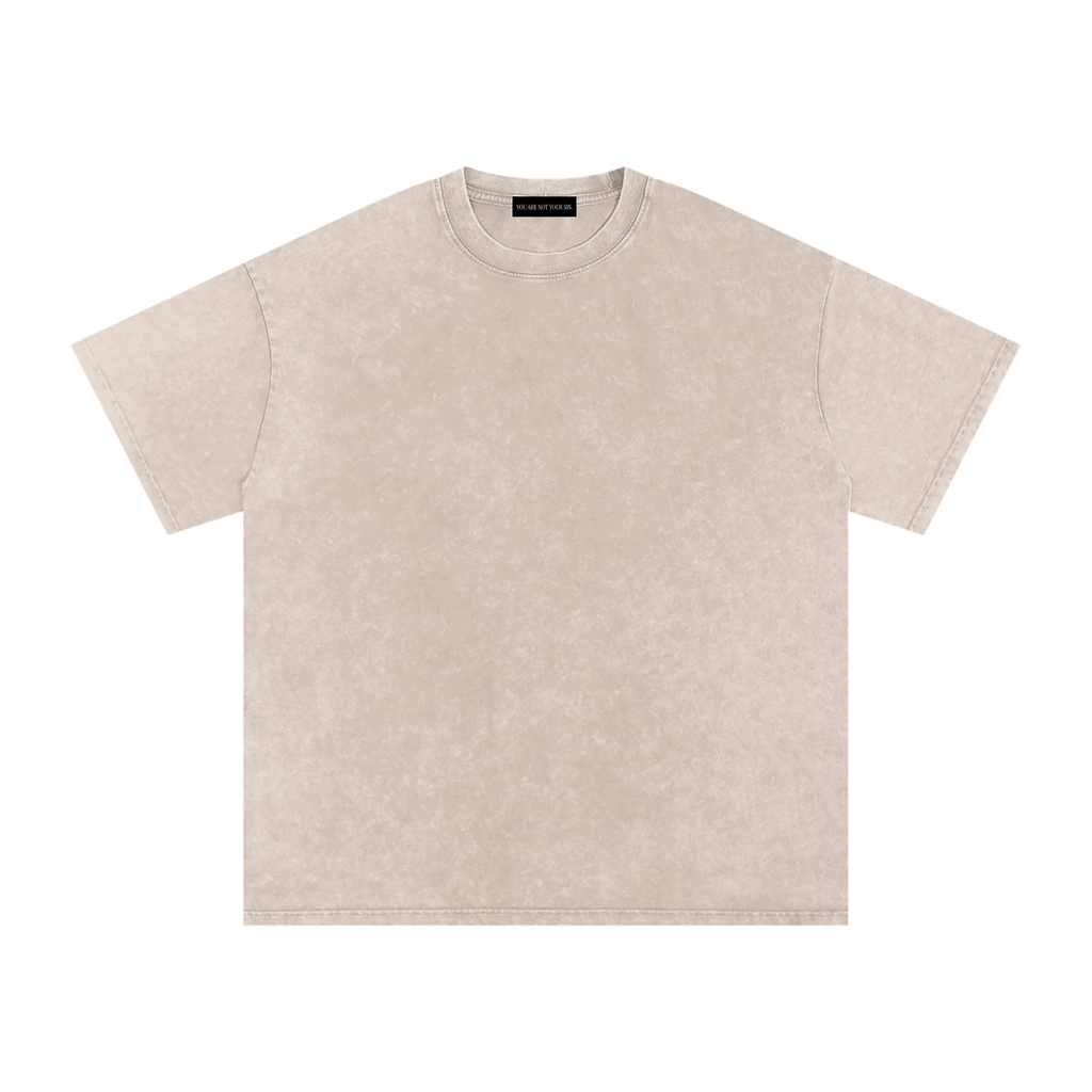 YANYS Collection: Snow Washed Oversized Cotton T-Shirt