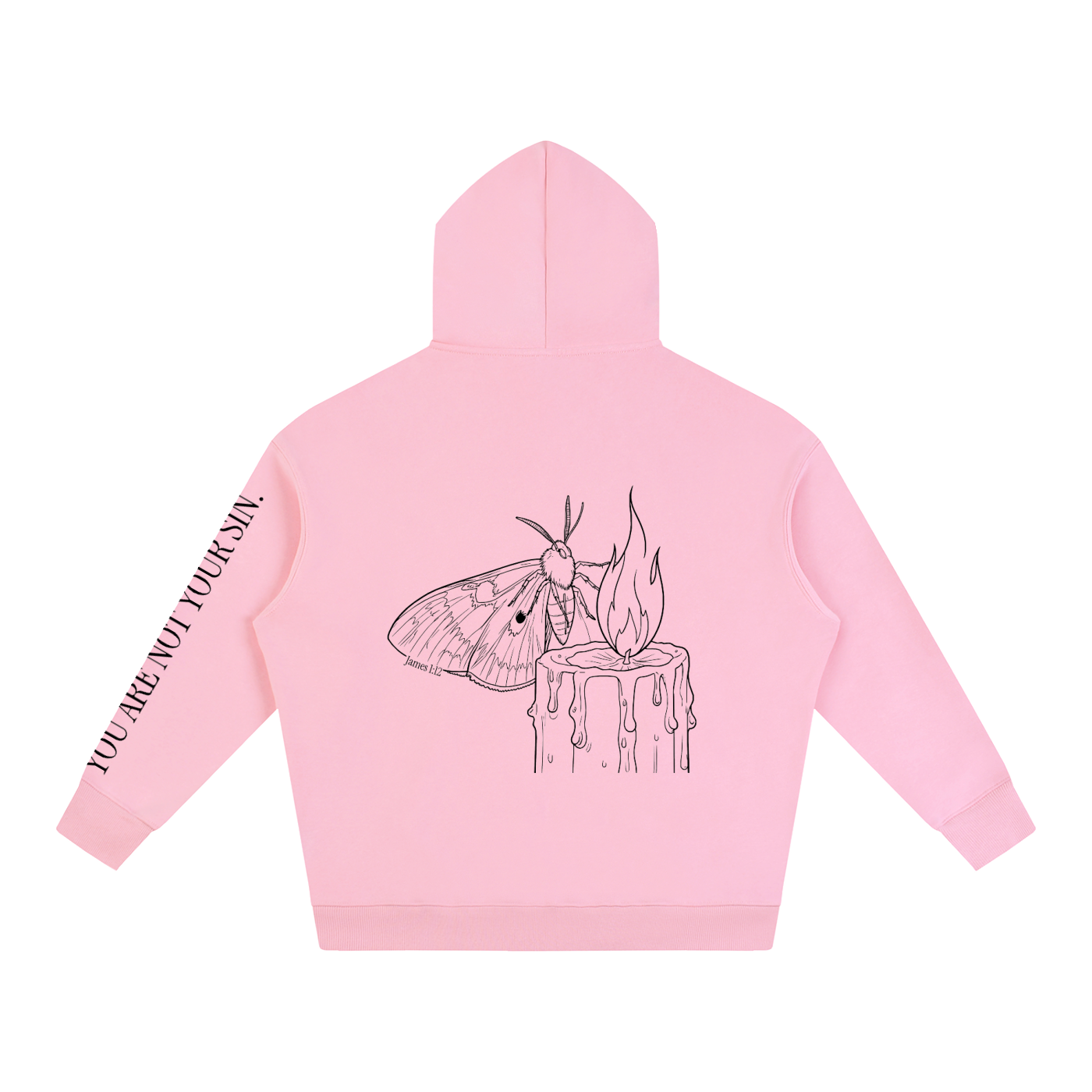 Oversize Fleeced Hoodie: Lust