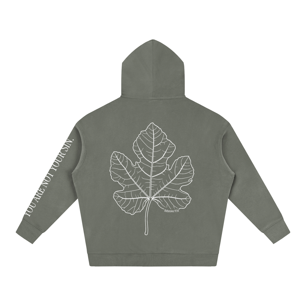 Oversize Fleeced Hoodie: Shame