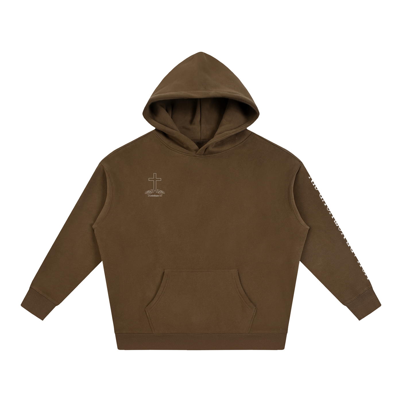 Oversize Fleeced Hoodie: Sins of the Tongue