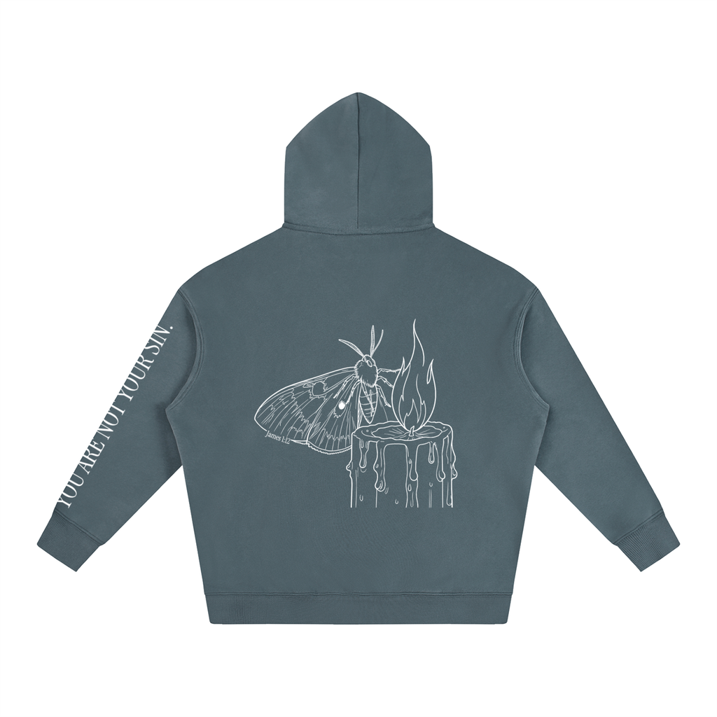 Oversize Fleeced Hoodie: Lust