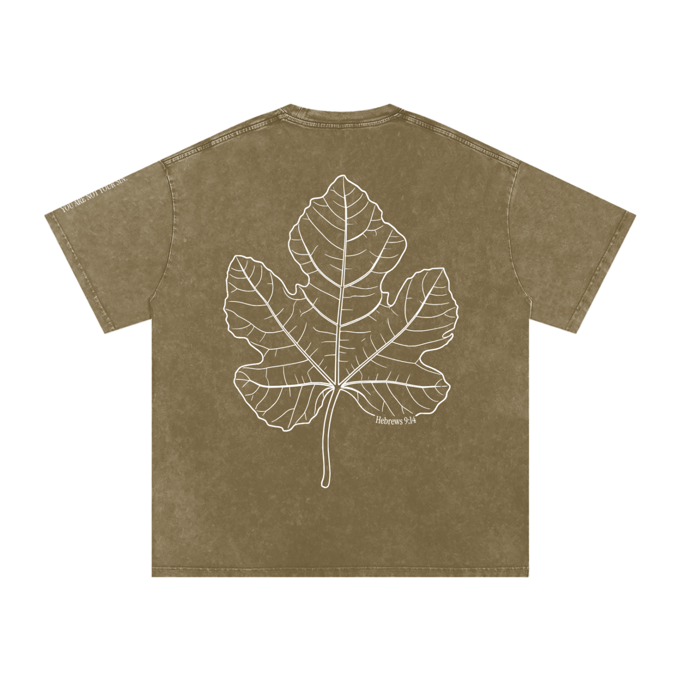 Snow Washed Oversized Cotton T-Shirt: Shame