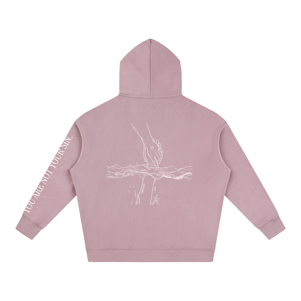 Oversize Fleeced Hoodie: Mental Health/Doubt