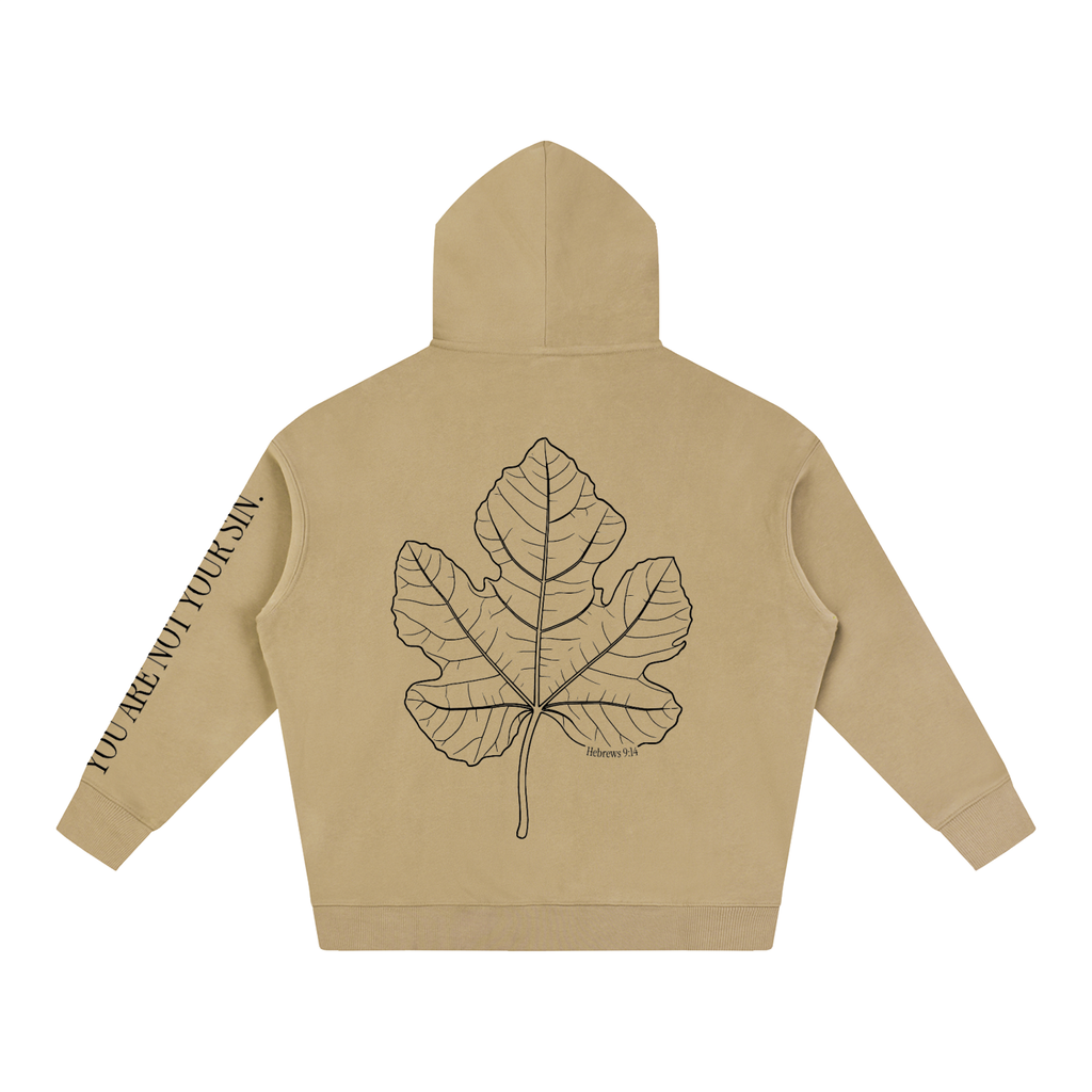 Oversize Fleeced Hoodie: Shame