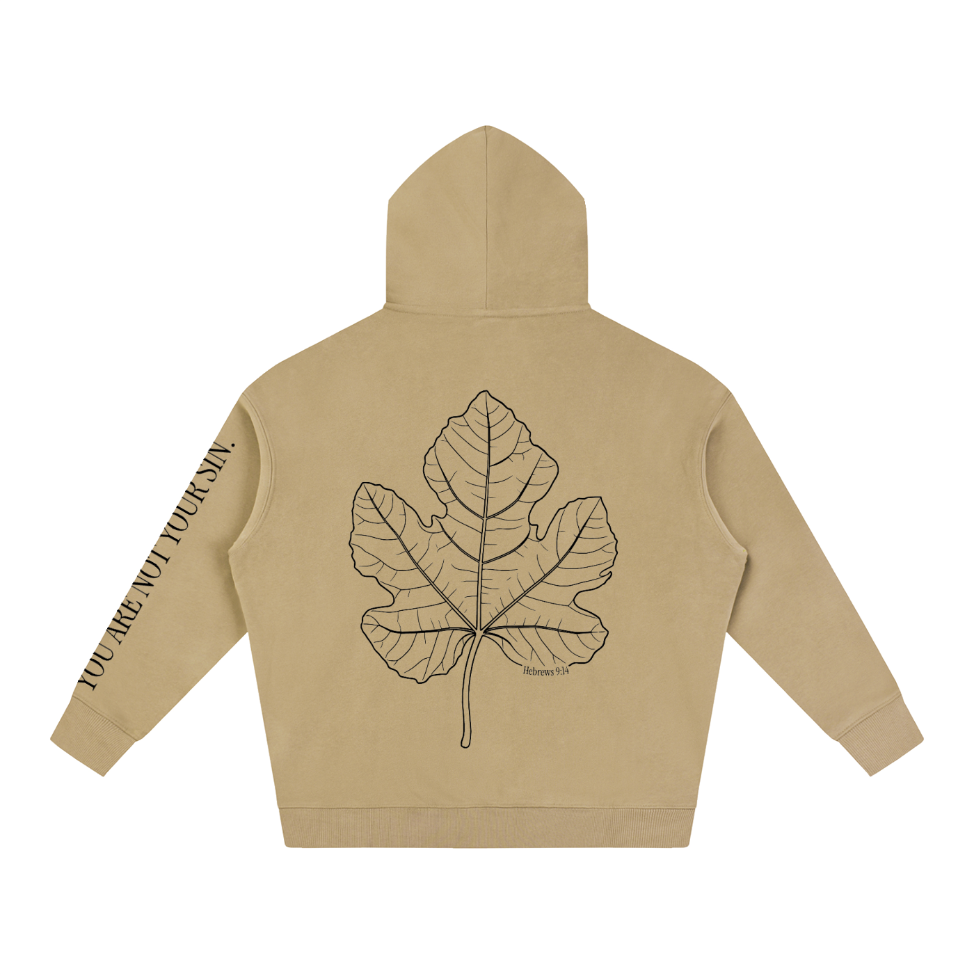 Oversize Fleeced Hoodie: Shame