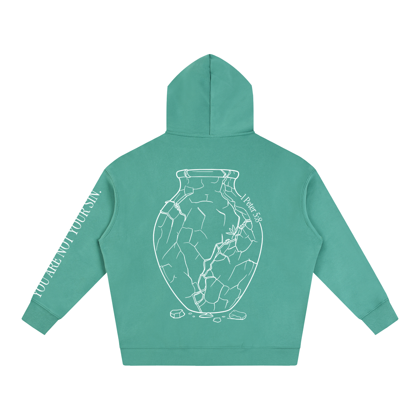 Oversize Fleeced Hoodie: Sobriety