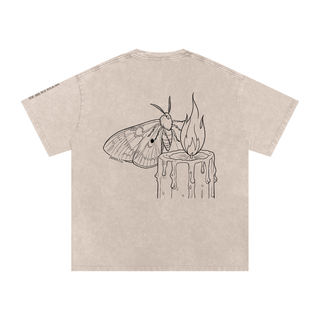 Lust Collection: Snow Washed Oversized Cotton T-Shirt