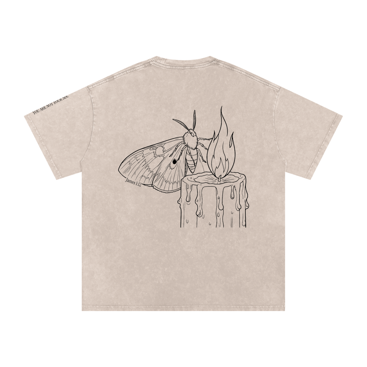 Lust Collection: Snow Washed Oversized Cotton T-Shirt