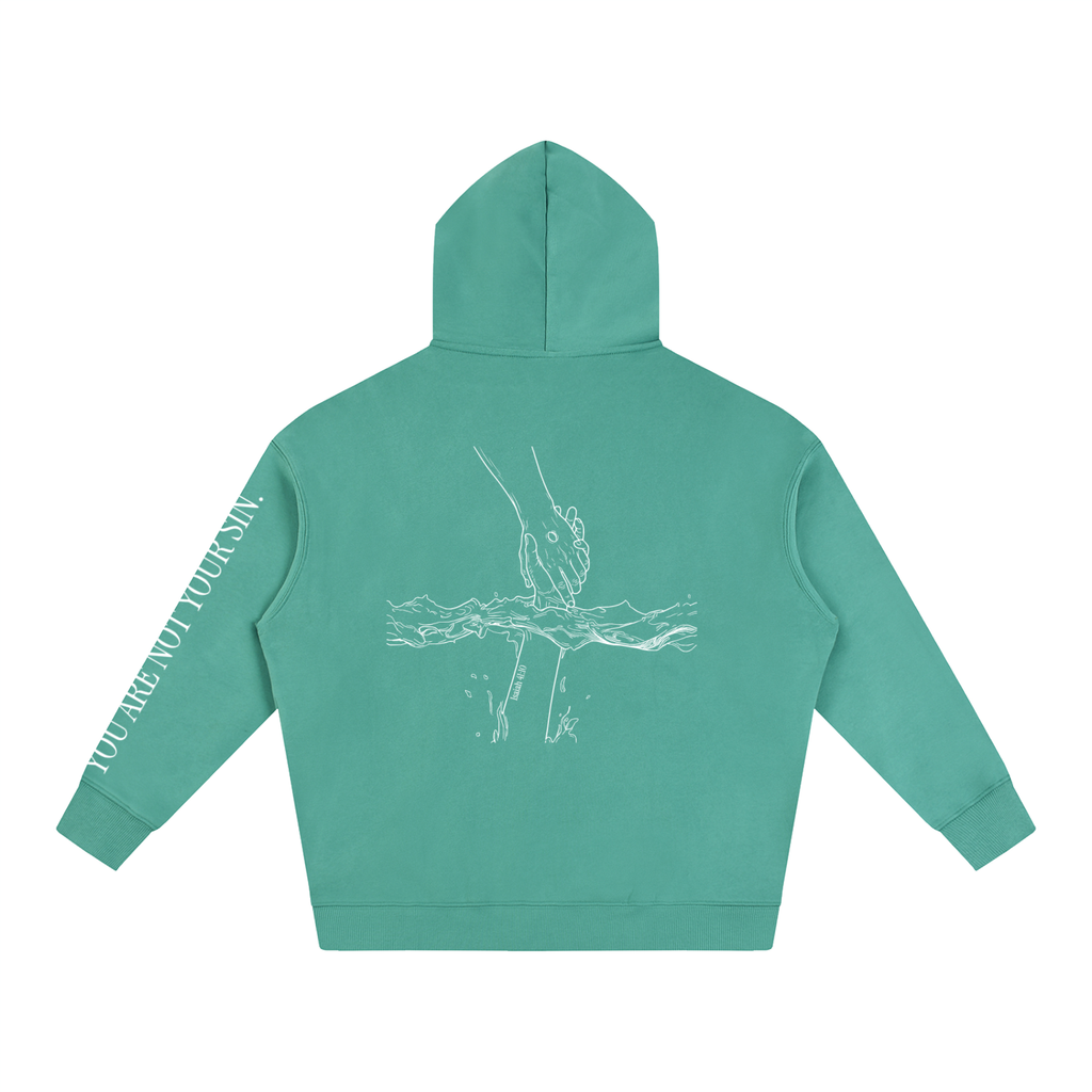 Oversize Fleeced Hoodie: Mental Health/Doubt