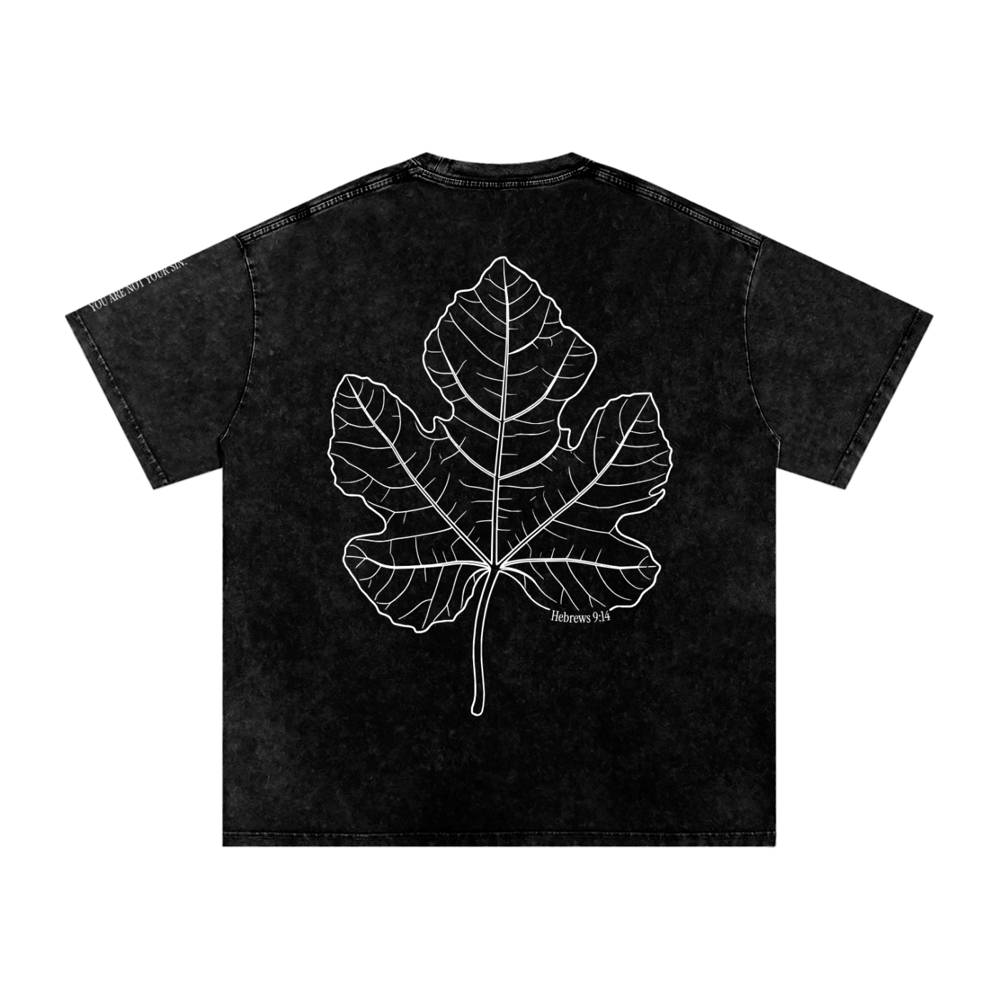 Snow Washed Oversized Cotton T-Shirt: Shame