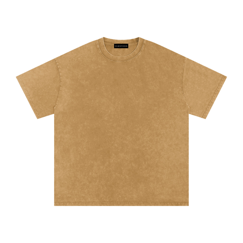 YANYS Collection: Snow Washed Oversized Cotton T-Shirt