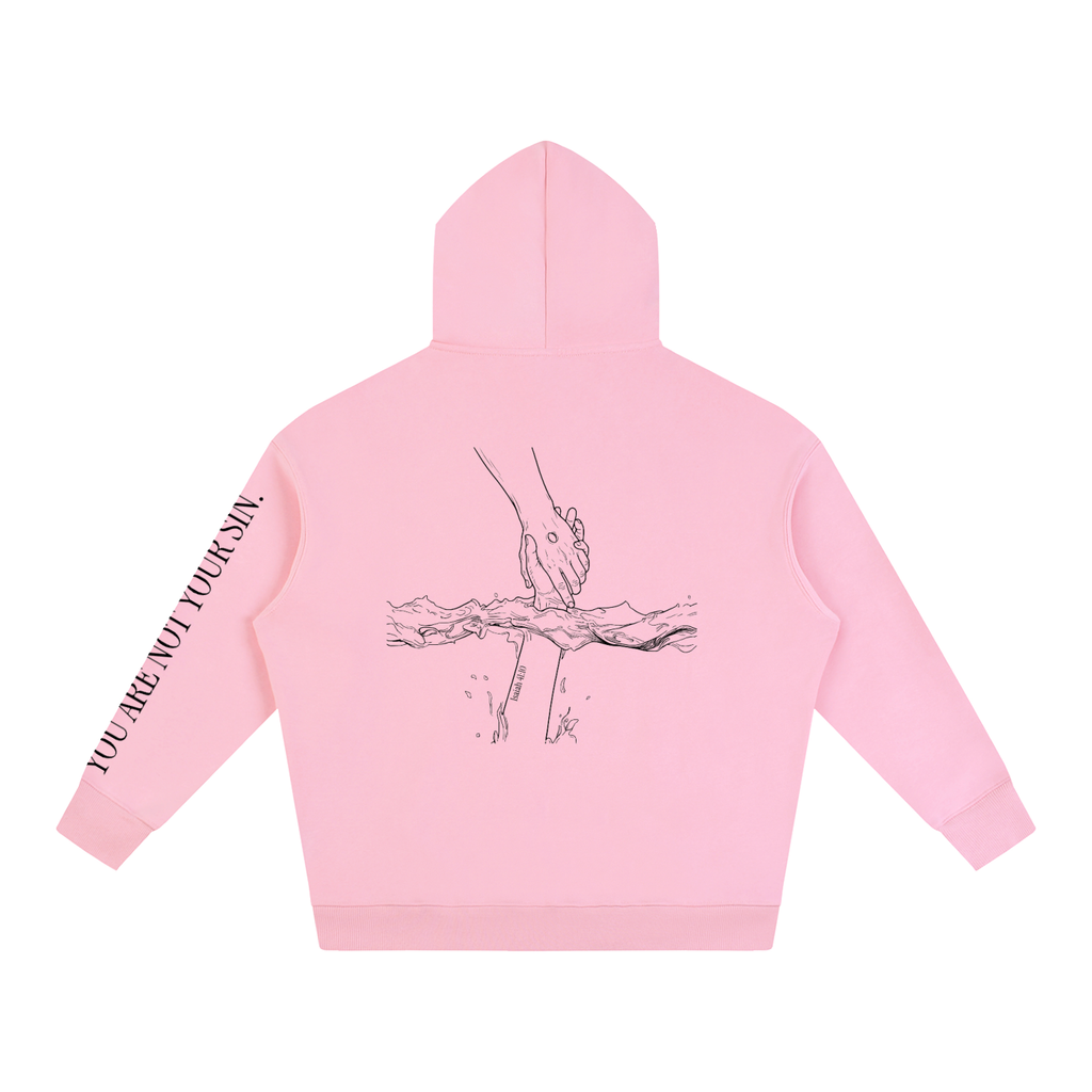 Oversize Fleeced Hoodie: Mental Health/Doubt