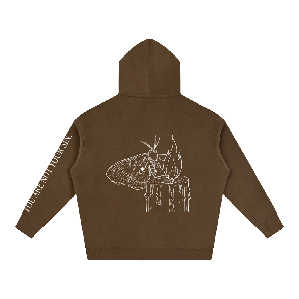 Oversize Fleeced Hoodie: Lust