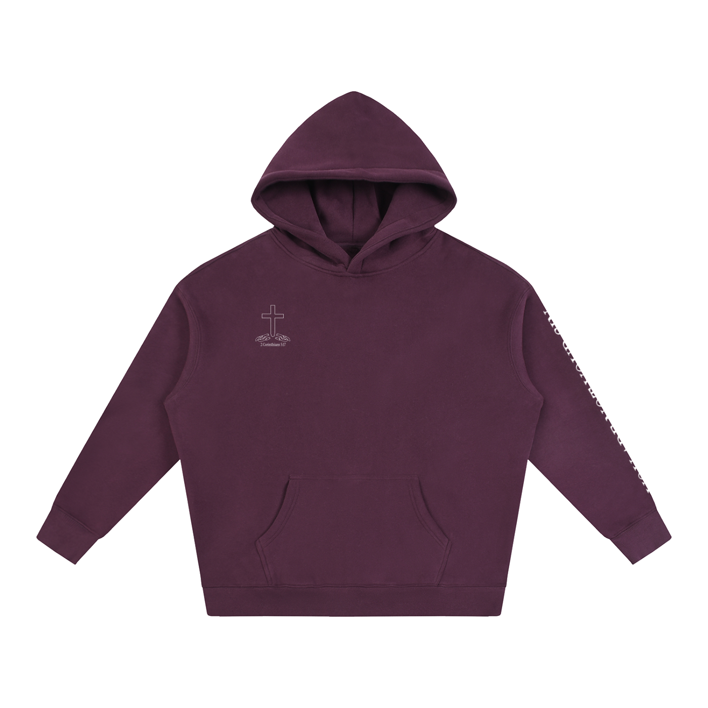Oversize Fleeced Hoodie: Sobriety