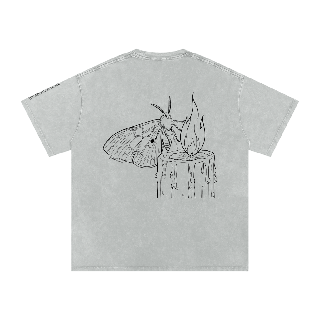 Lust Collection: Snow Washed Oversized Cotton T-Shirt