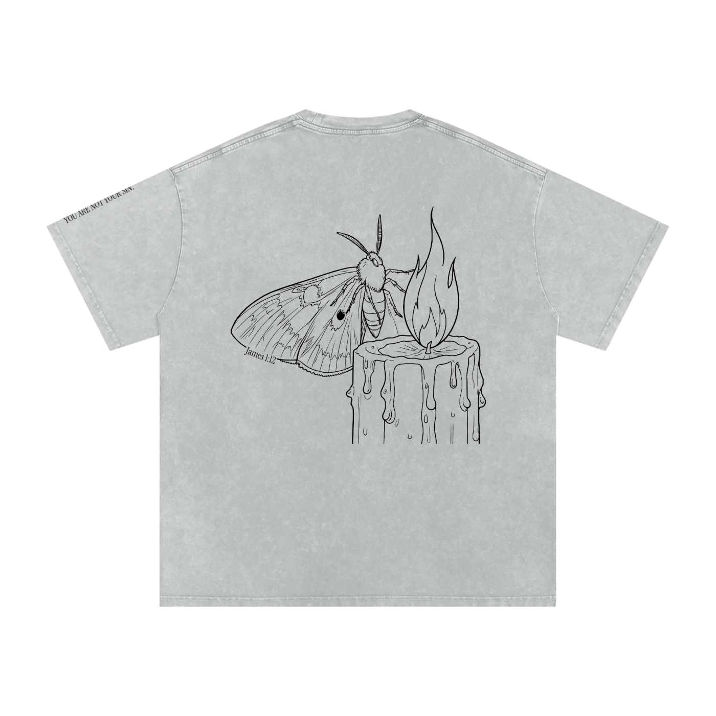 Lust Collection: Snow Washed Oversized Cotton T-Shirt