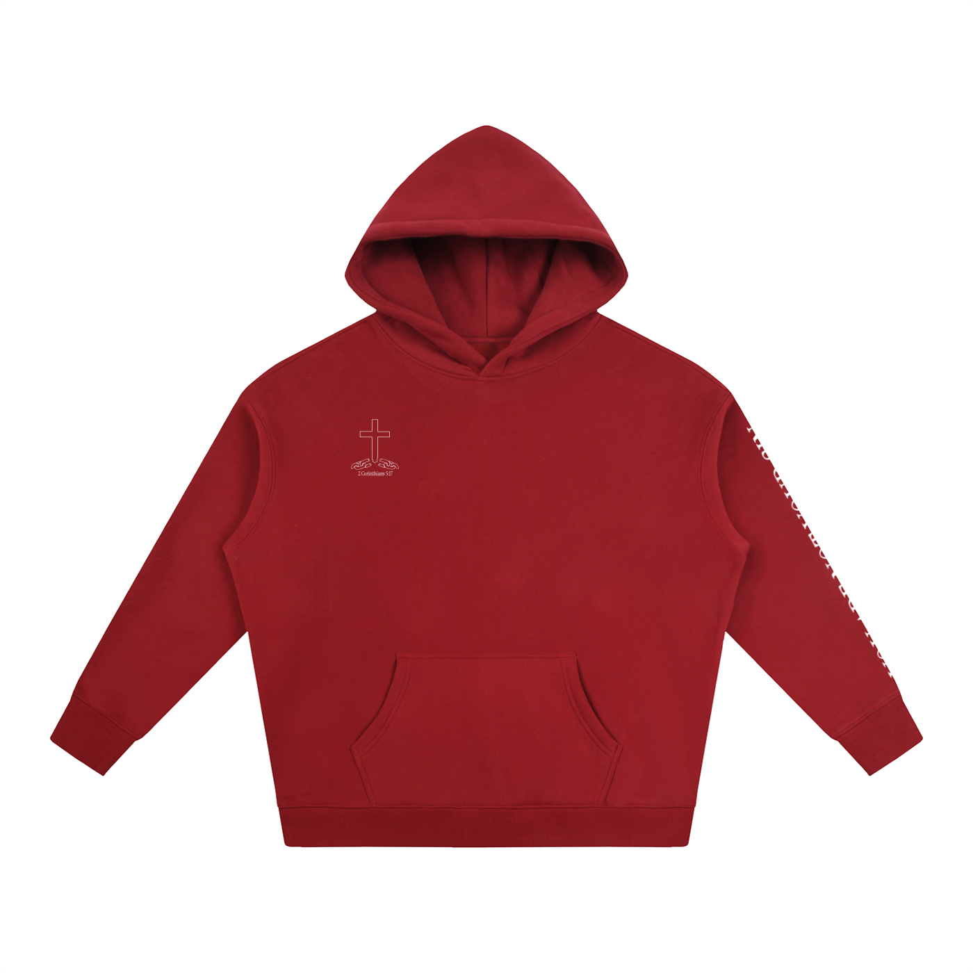 Oversize Fleeced Hoodie: Sobriety