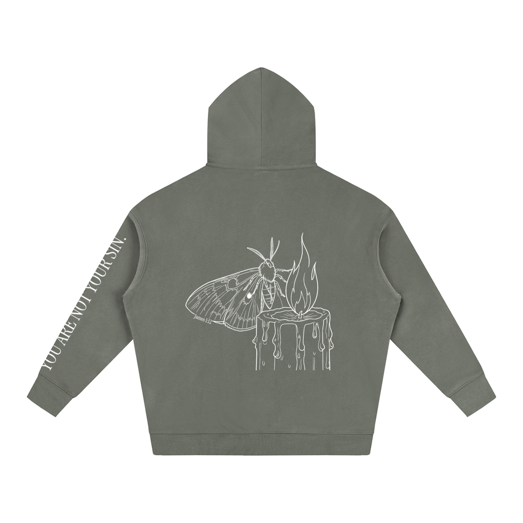 Oversize Fleeced Hoodie: Lust