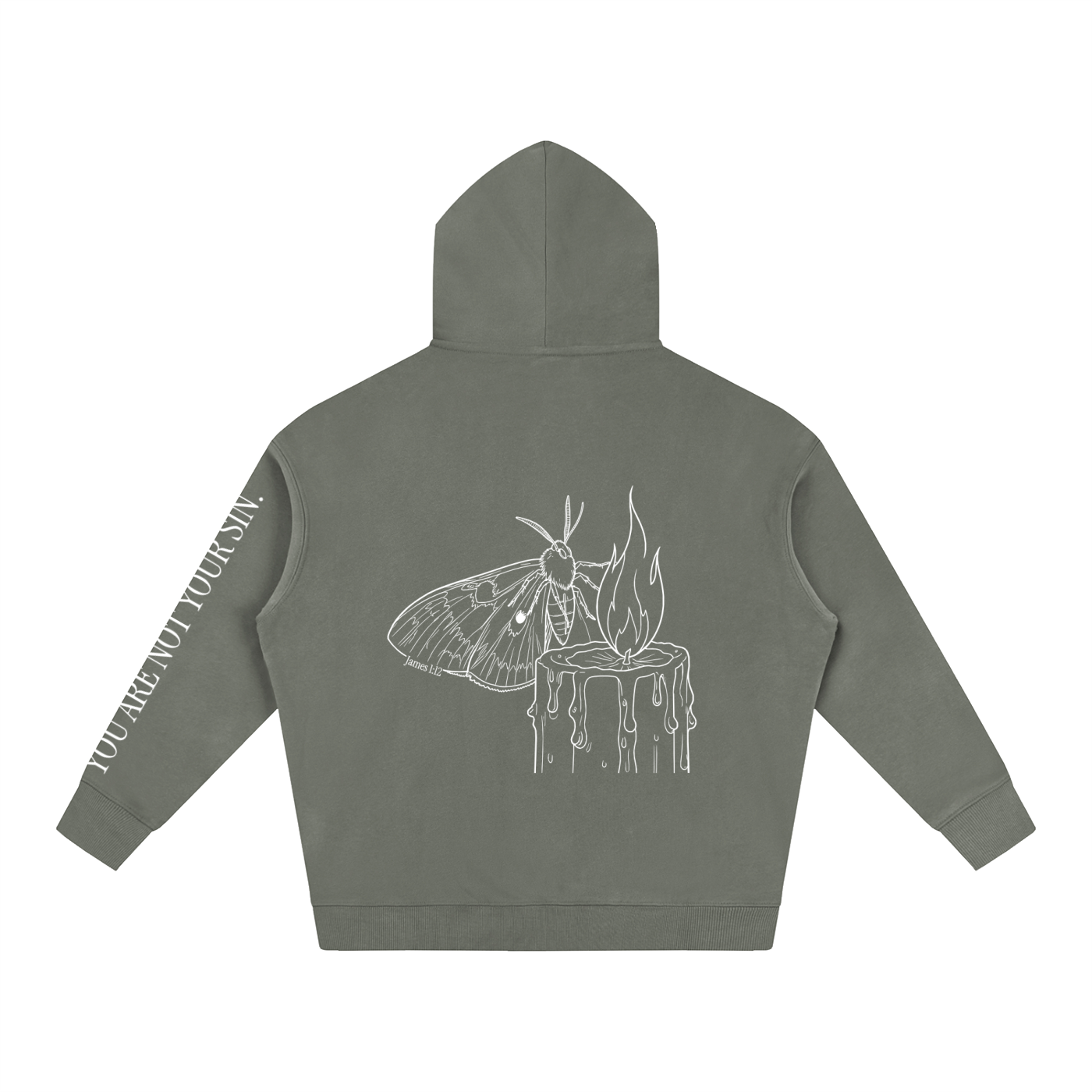 Oversize Fleeced Hoodie: Lust