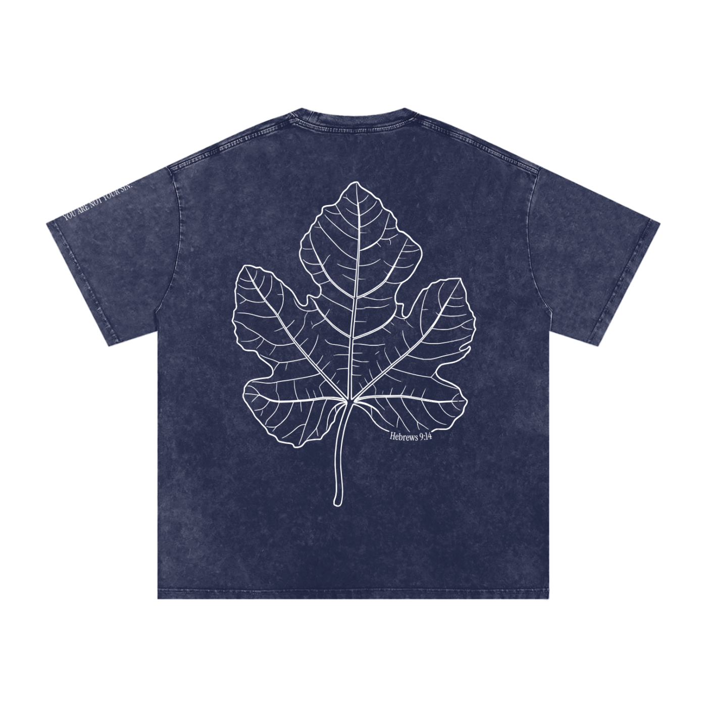 Snow Washed Oversized Cotton T-Shirt: Shame