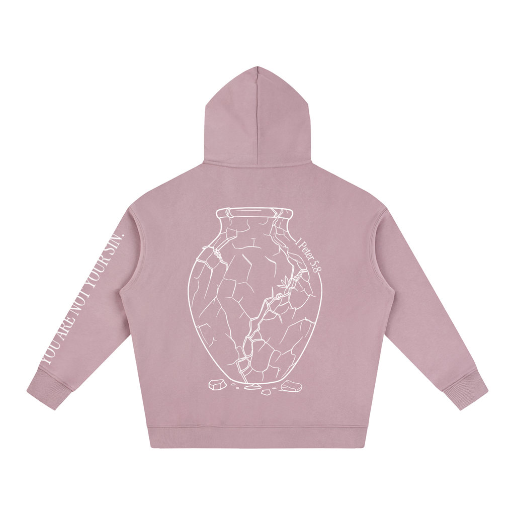 Oversize Fleeced Hoodie: Sobriety