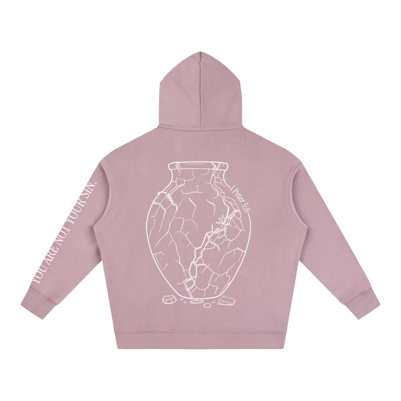 Oversize Fleeced Hoodie: Sobriety