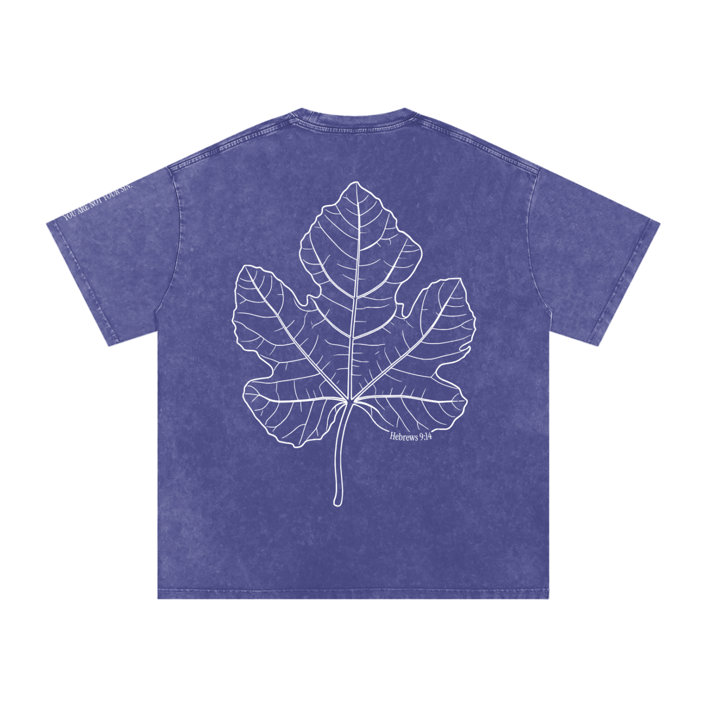 Snow Washed Oversized Cotton T-Shirt: Shame