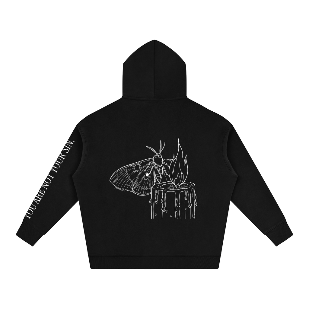 Oversize Fleeced Hoodie: Lust
