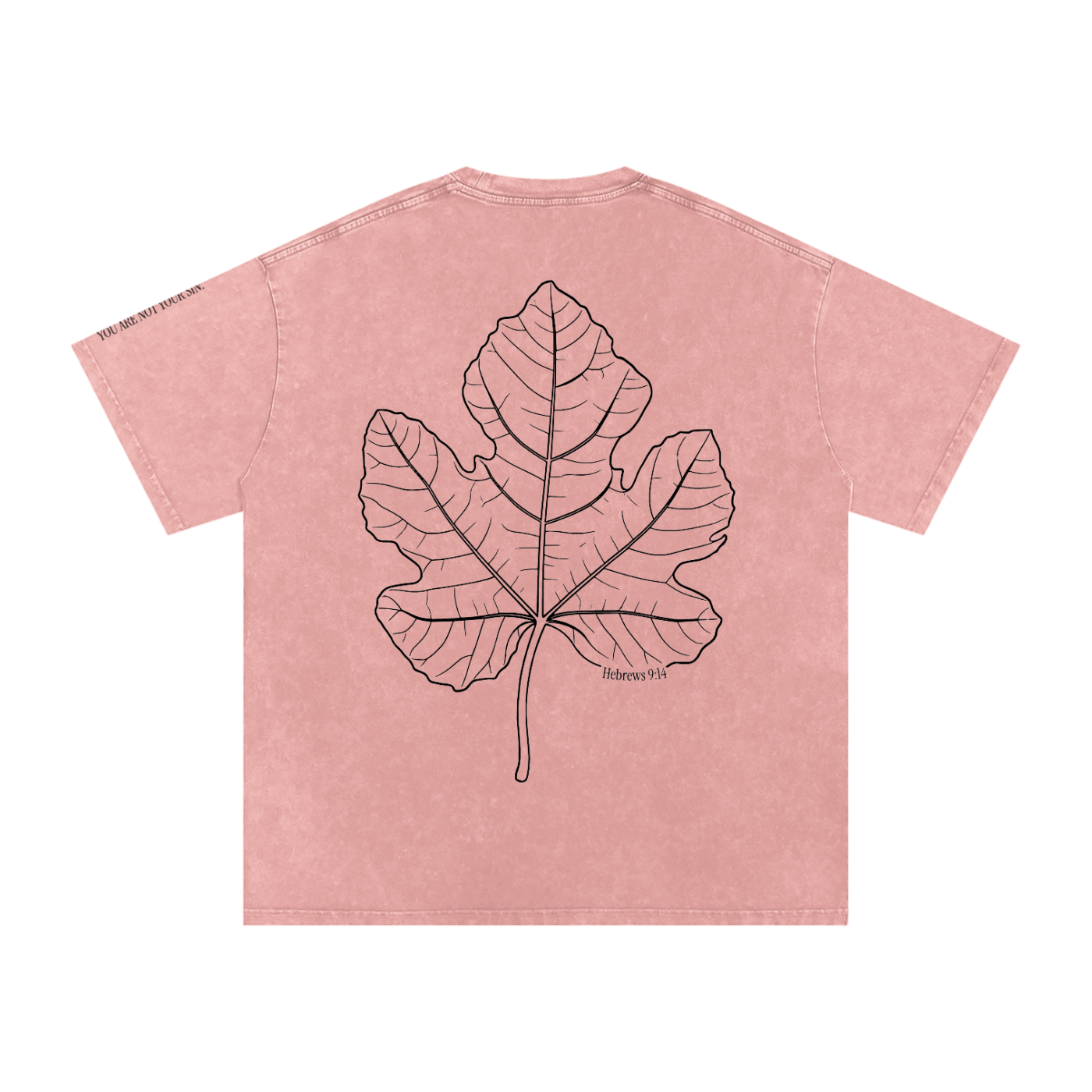Snow Washed Oversized Cotton T-Shirt: Shame