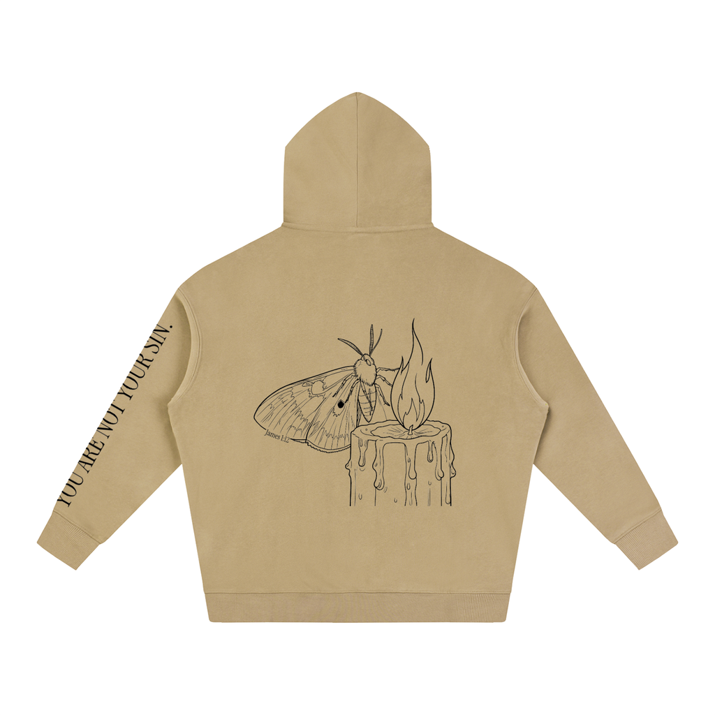 Oversize Fleeced Hoodie: Lust