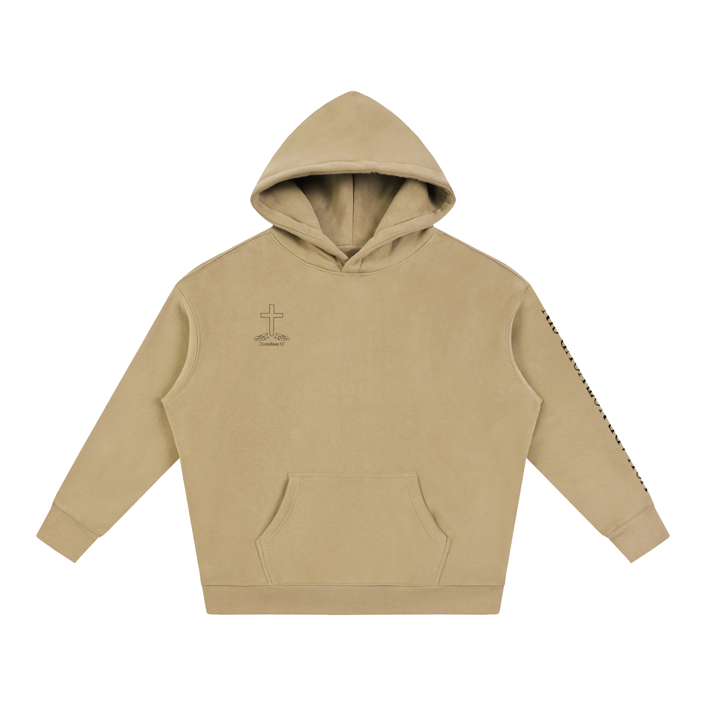 Oversize Fleeced Hoodie: Lust