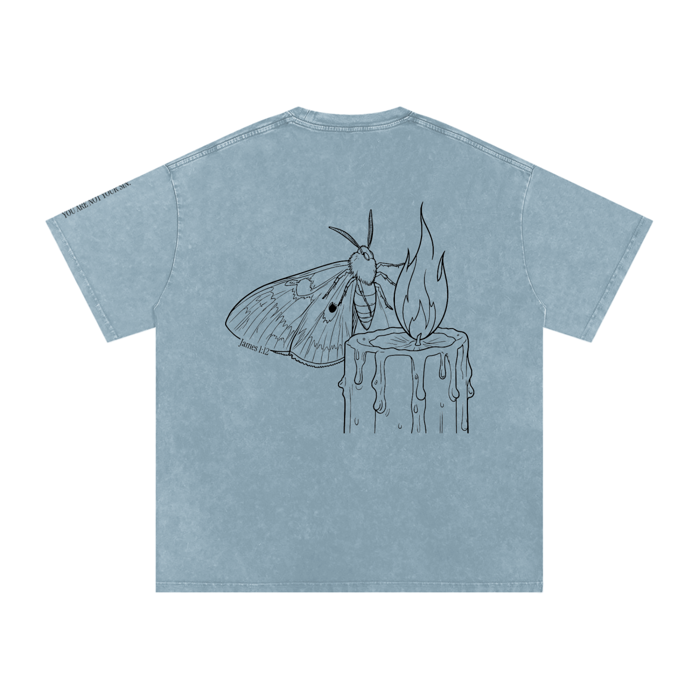 Lust Collection: Snow Washed Oversized Cotton T-Shirt