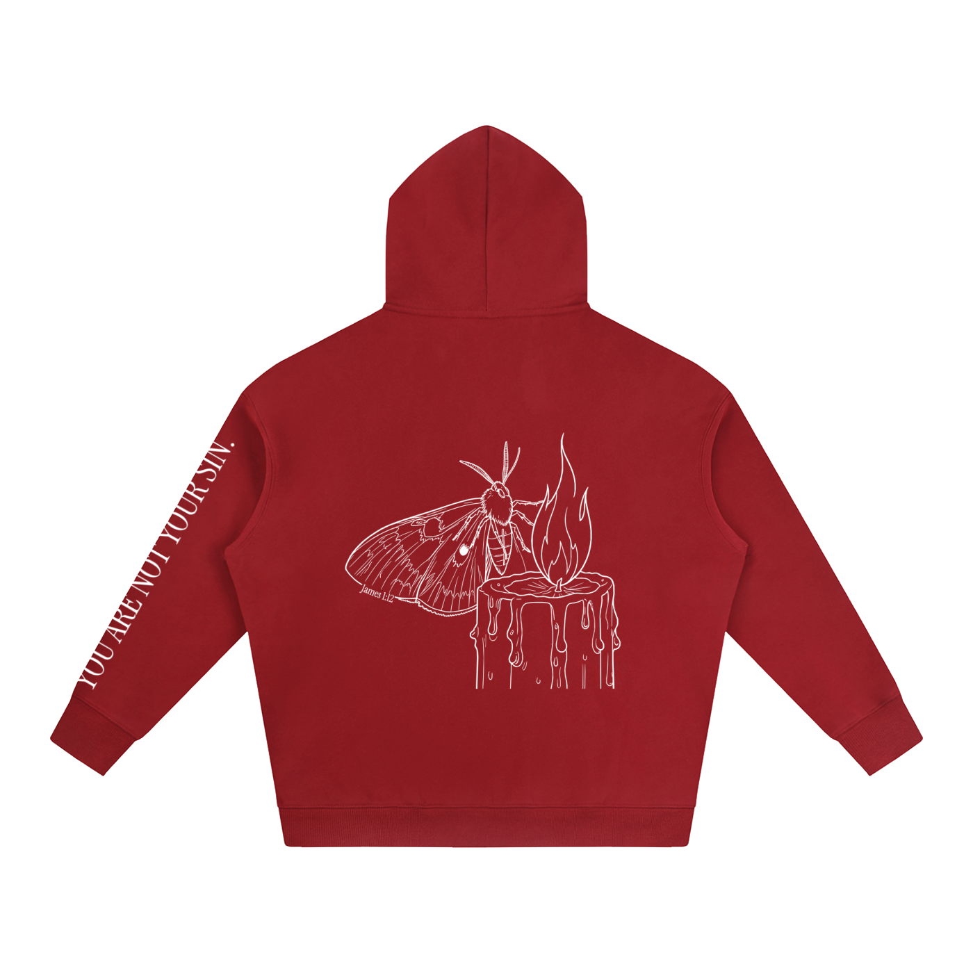Oversize Fleeced Hoodie: Lust