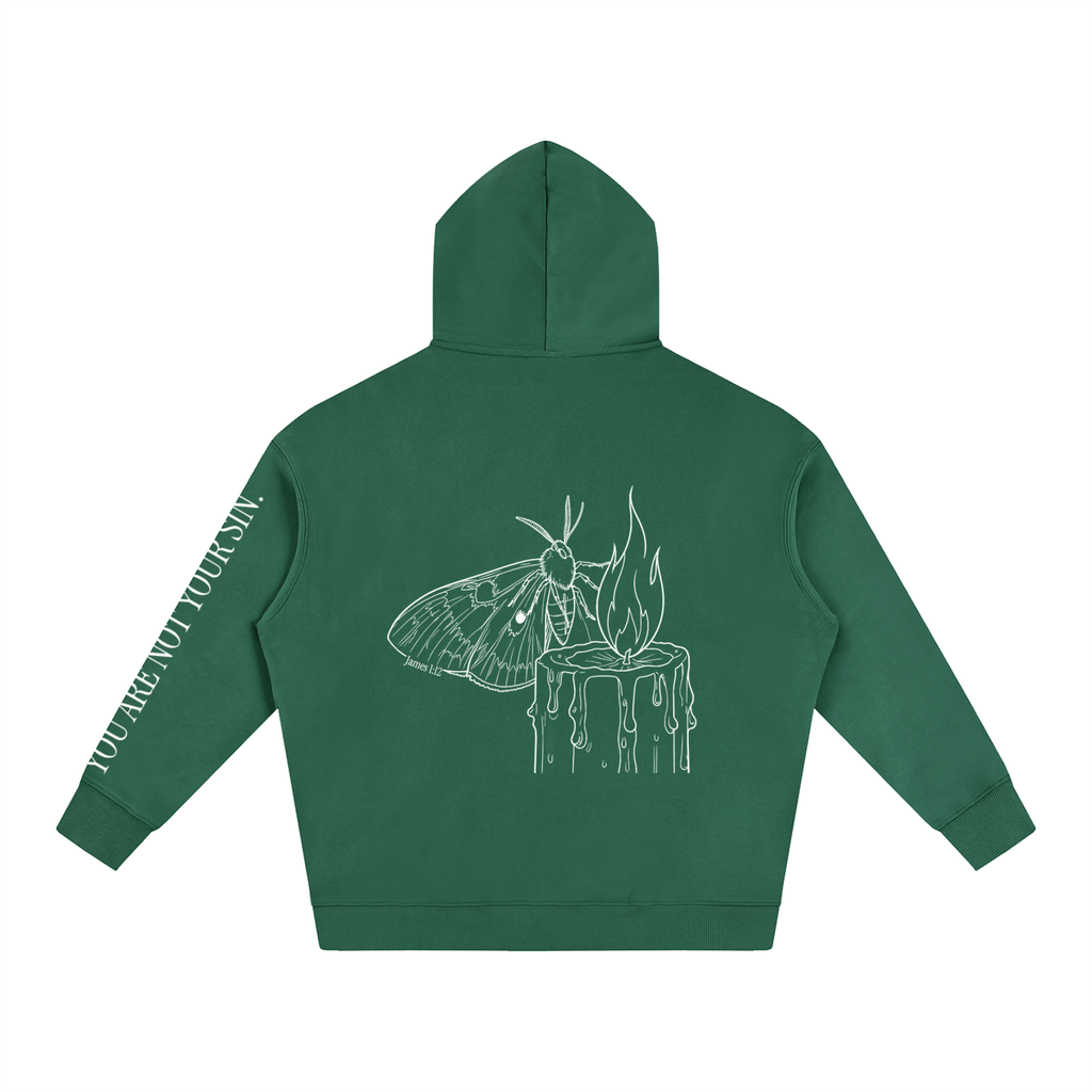 Oversize Fleeced Hoodie: Lust