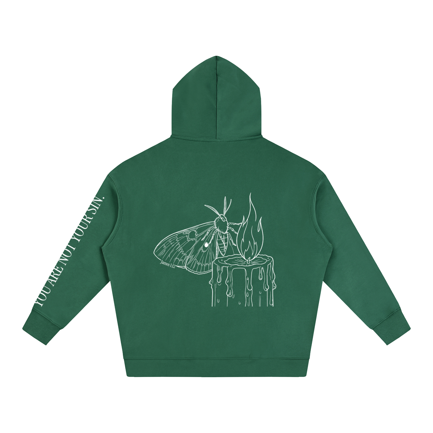 Oversize Fleeced Hoodie: Lust