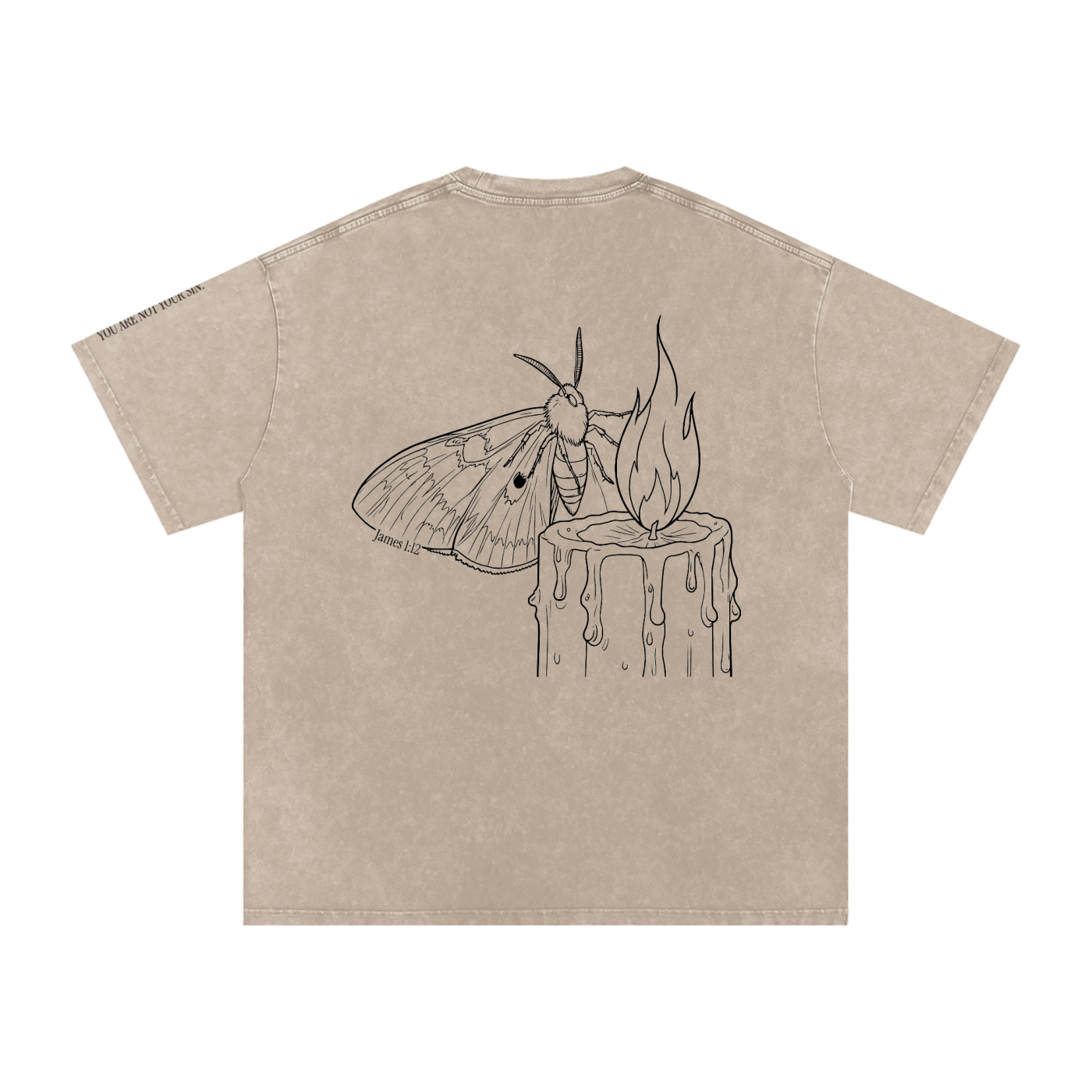 Lust Collection: Snow Washed Oversized Cotton T-Shirt