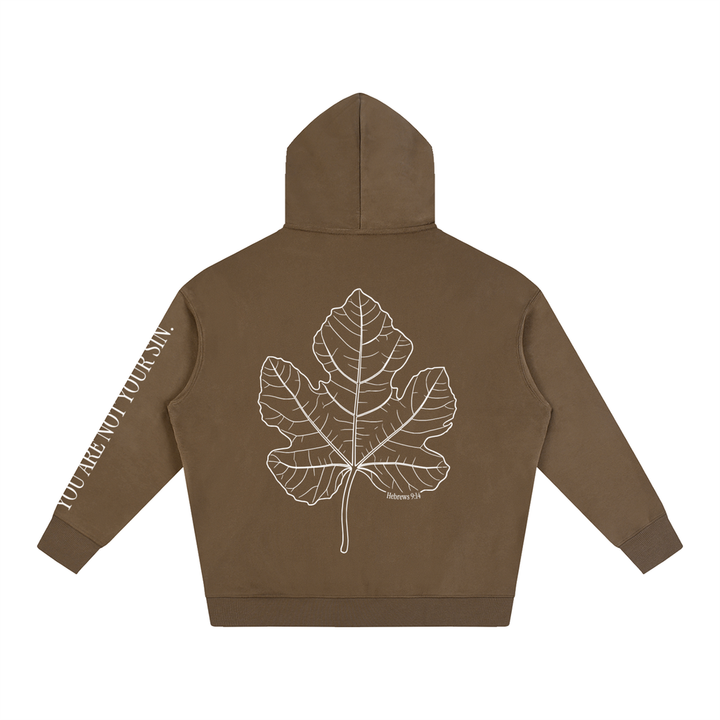 Oversize Fleeced Hoodie: Shame