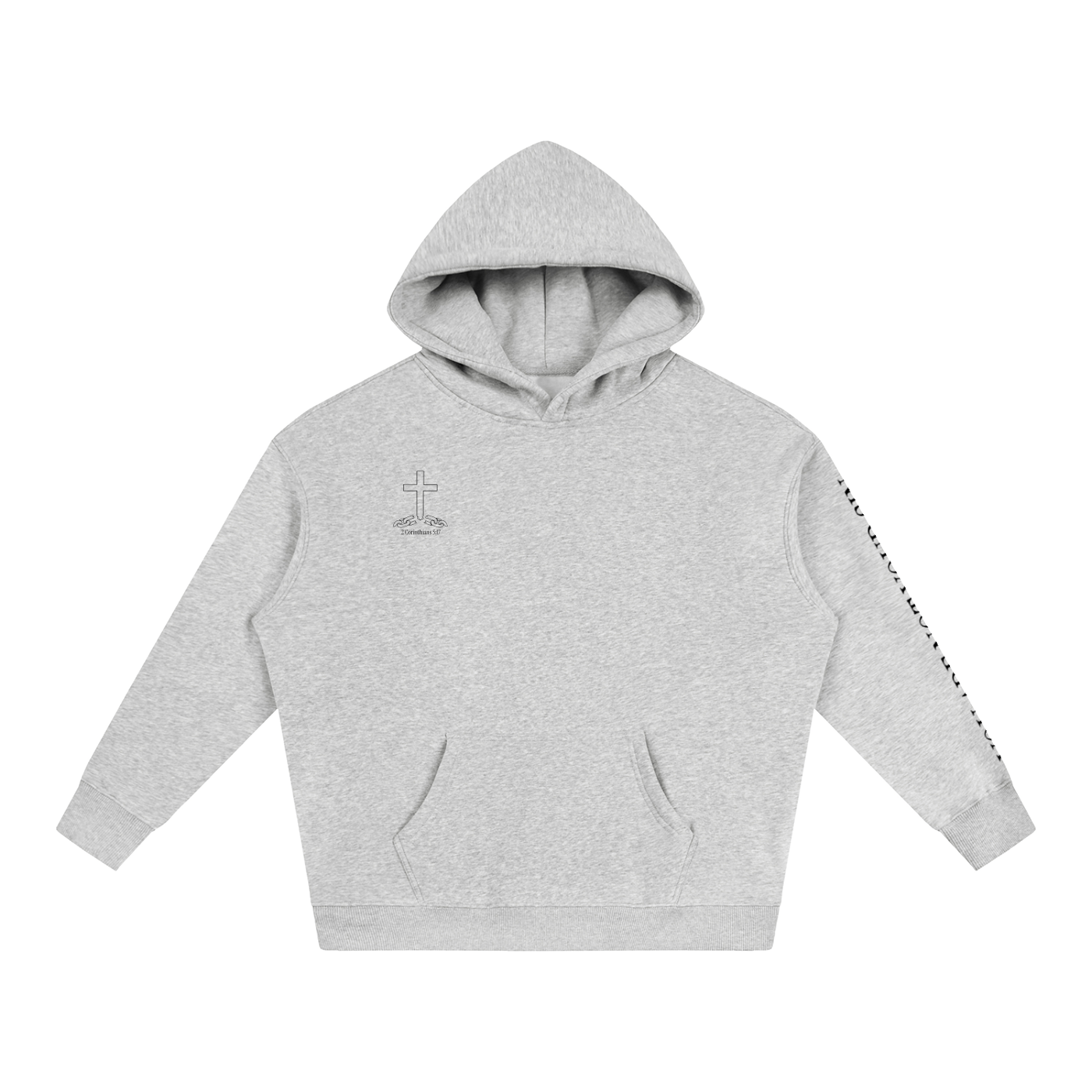 Oversize Fleeced Hoodie: Sobriety