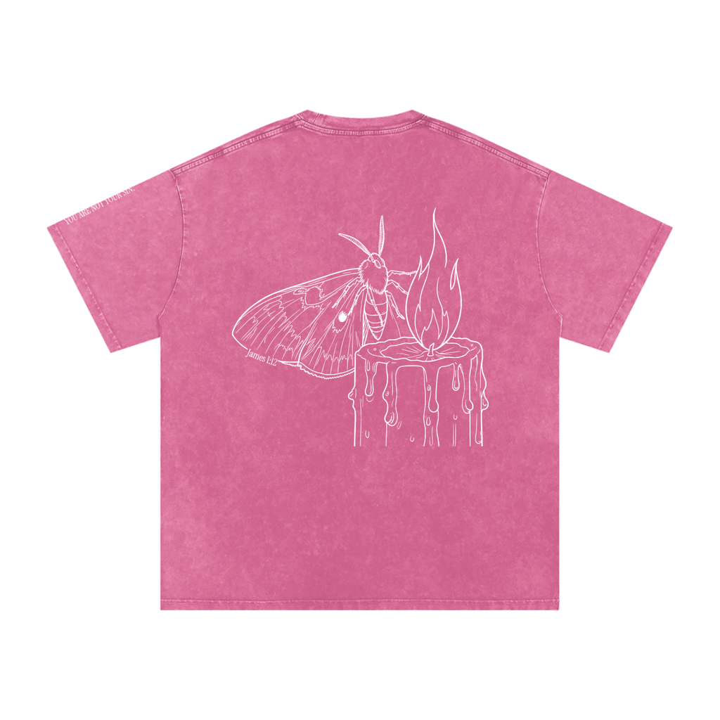 Lust Collection: Snow Washed Oversized Cotton T-Shirt