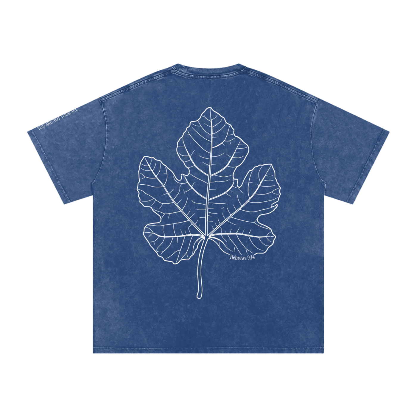 Snow Washed Oversized Cotton T-Shirt: Shame