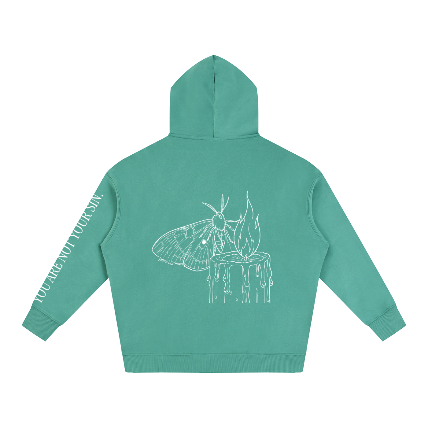 Oversize Fleeced Hoodie: Lust