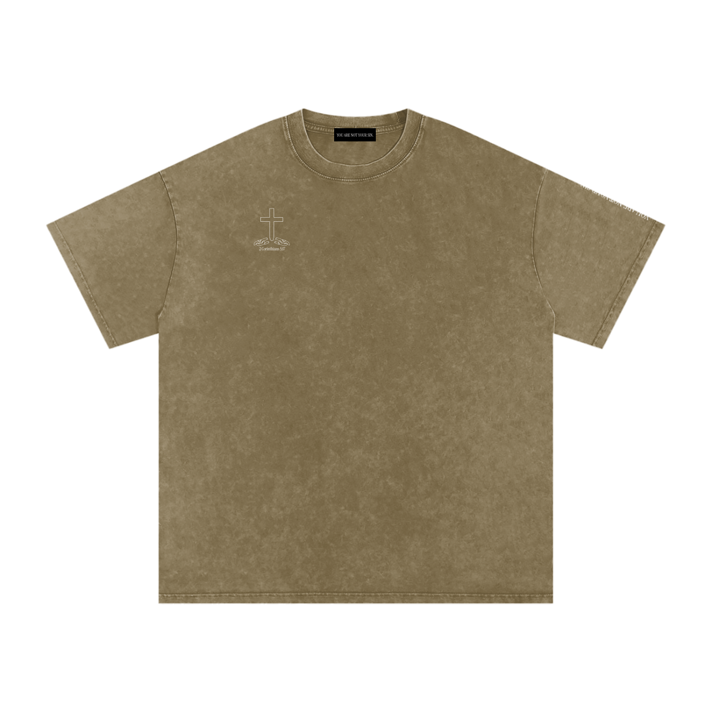 Shame Collection: Snow Washed Oversized Cotton T-Shirt