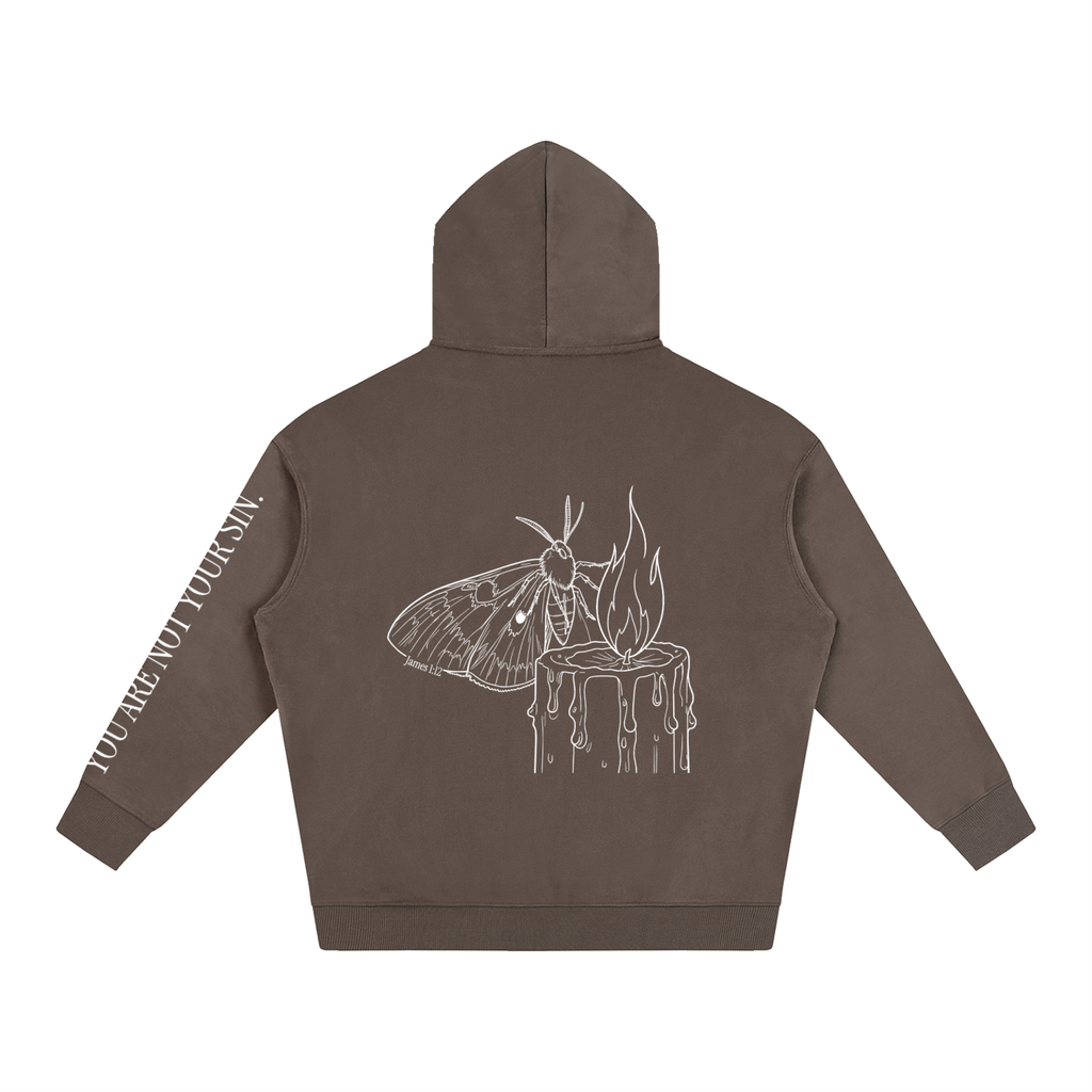Oversize Fleeced Hoodie: Lust