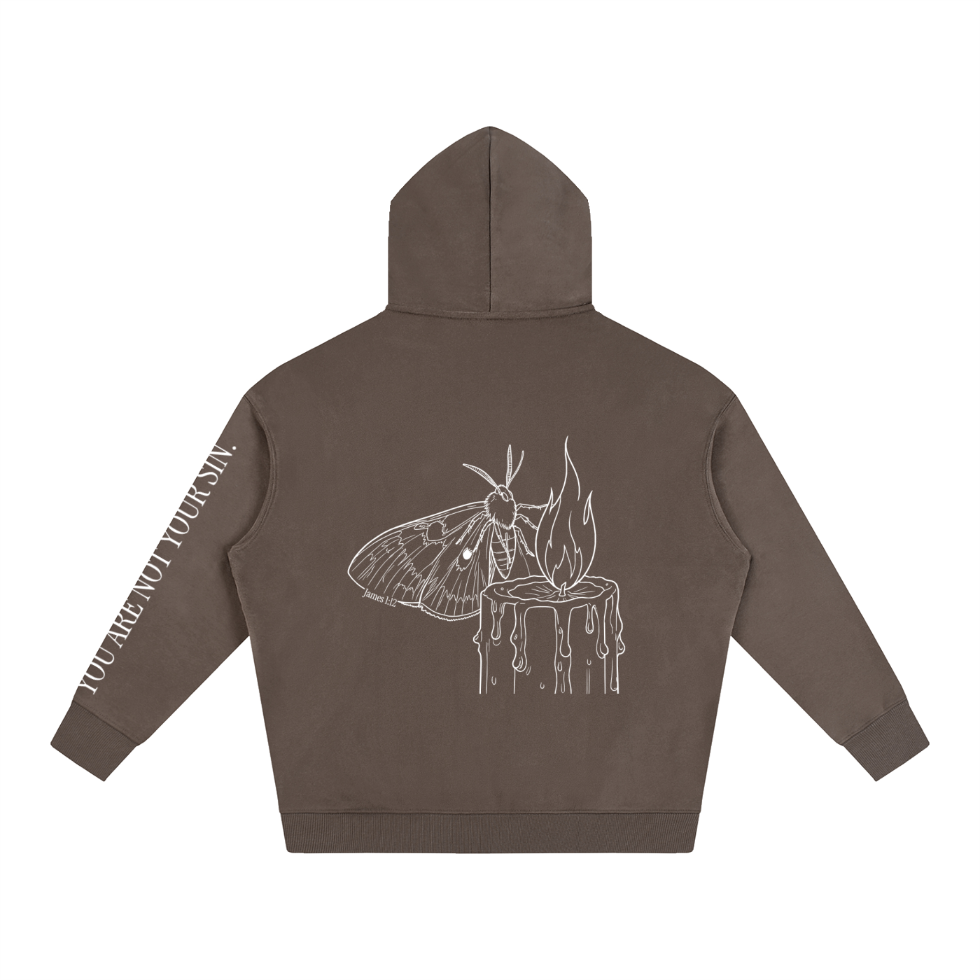 Oversize Fleeced Hoodie: Lust