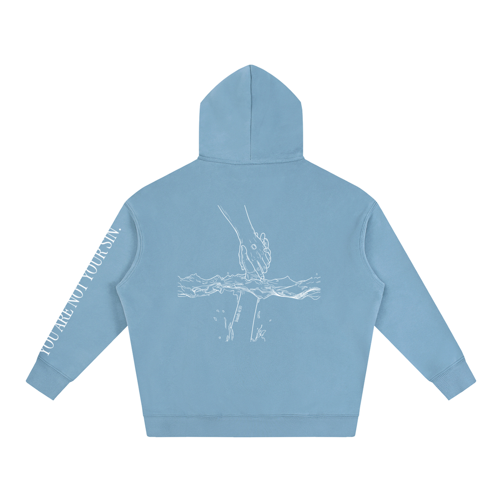 Oversize Fleeced Hoodie: Mental Health/Doubt