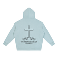 Oversize Fleeced Hoodie: YOU ARE NOT YOUR SIN