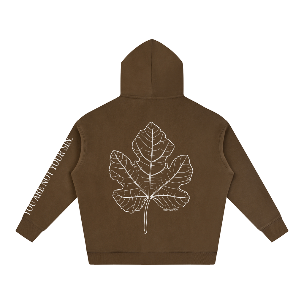 Oversize Fleeced Hoodie: Shame