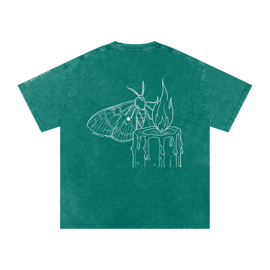 Lust Collection: Snow Washed Oversized Cotton T-Shirt